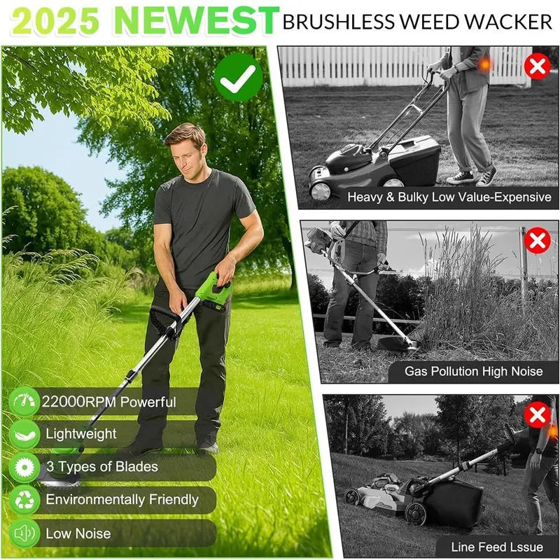 Electric Weed Wacker Cordless Eater