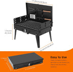 Portable Charcoal Grill Foldable BBQ with Tools