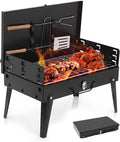 Portable Charcoal Grill Foldable BBQ with Tools