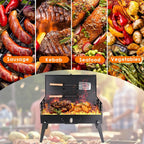 Portable Charcoal Grill Foldable BBQ with Tools