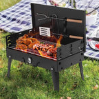 Portable Charcoal Grill Foldable BBQ with Tools