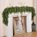 6 FT Artificial Cedar Garland, 2-Pack Green