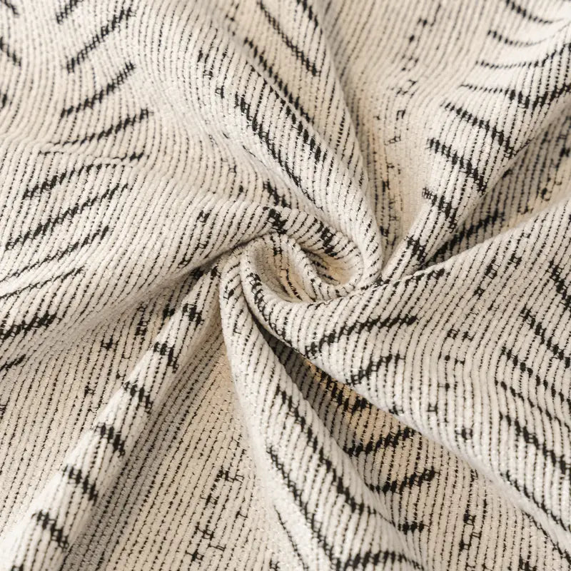 Universal Chenille Sofa Cover with Fishbone Pattern