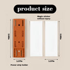 10 Count Self Adhesive Power Strip Holder