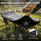 Folding Camping Cot with Mattress