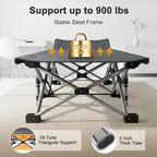 Folding Camping Cot with Mattress