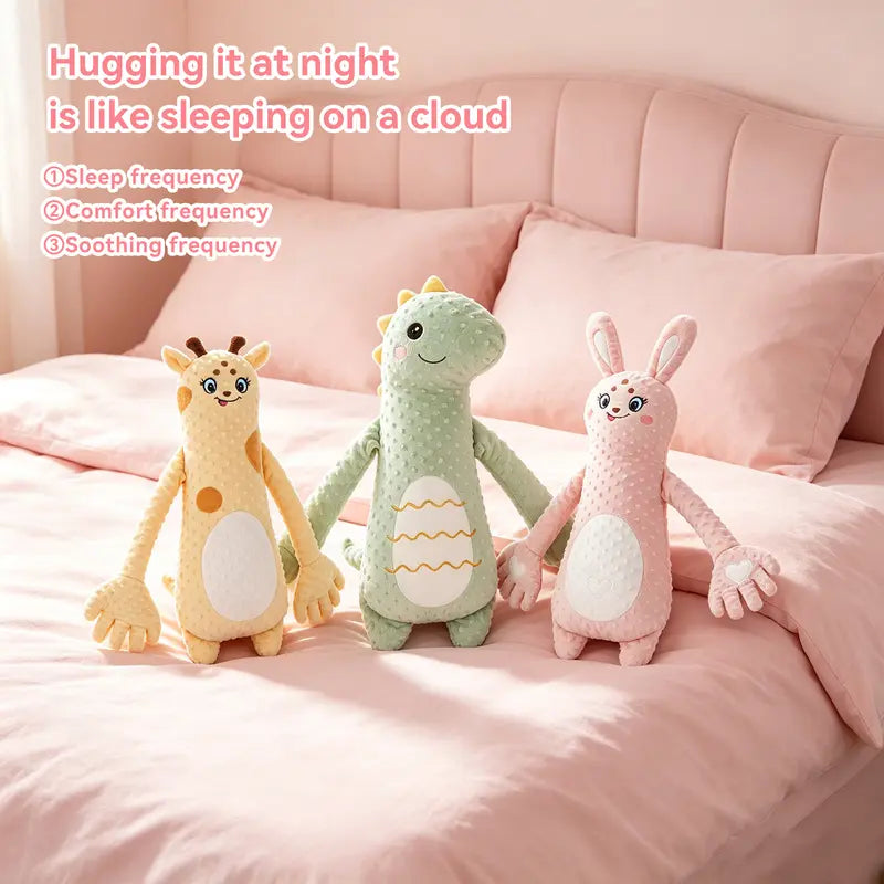 Soothing Giraffe Plush Toy with 3-Speed Patting Modes