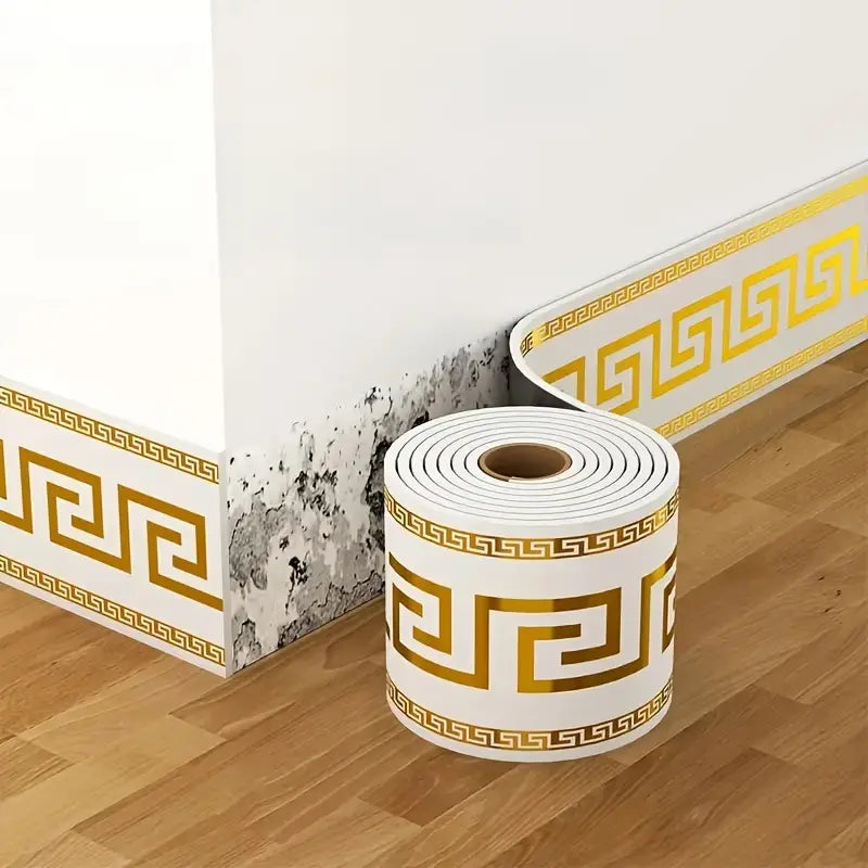 Self-Adhesive Baseboard Wall Corner Guard Vinyl Trim