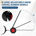 Five handle positions and angle adjustment