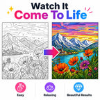 Example color-by-number artwork