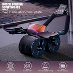 Ab Roller Wheel Workout Core Trainer with Timer