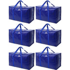 6-Pack Zippered Moving & Storage Bags with Handles
