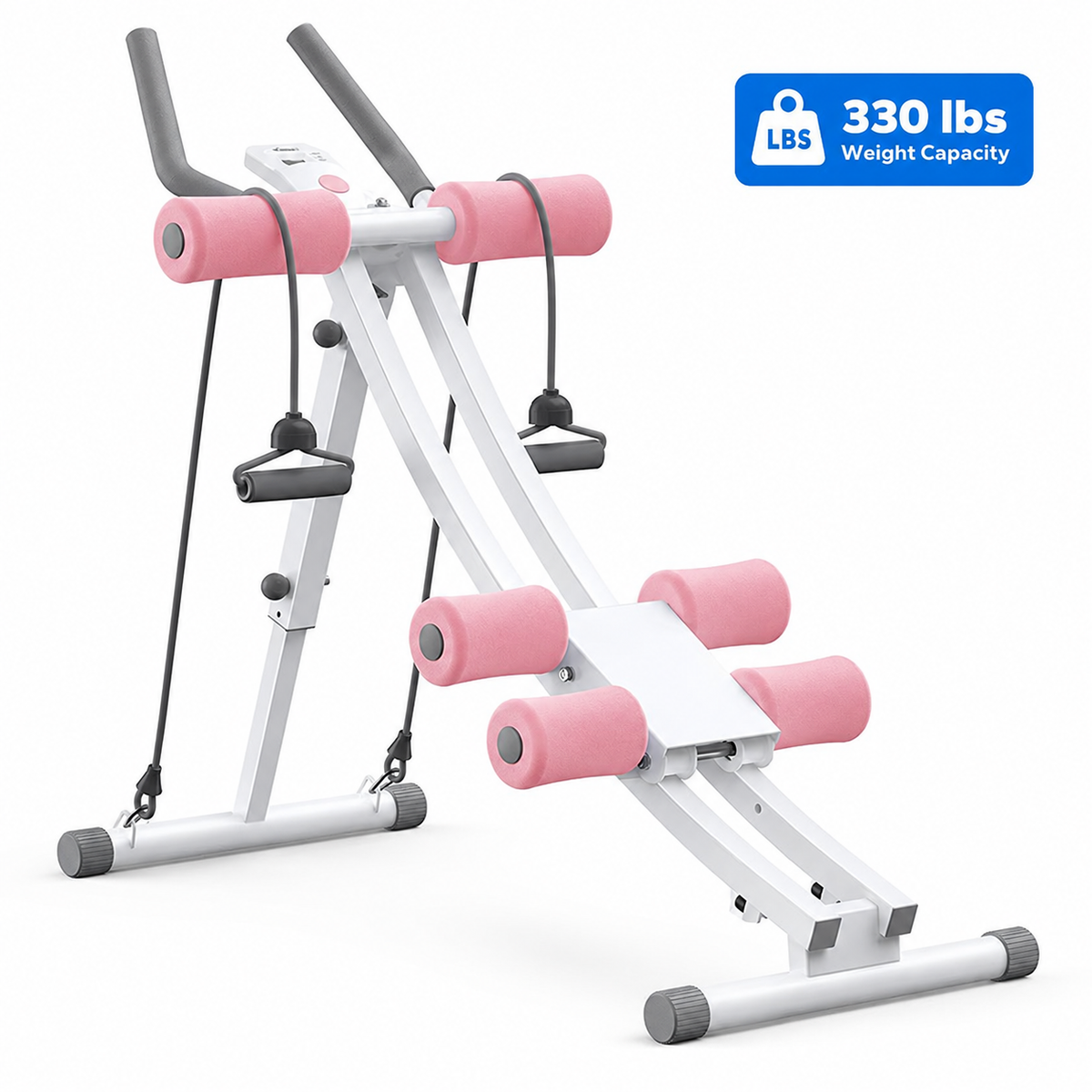 Dual Track Ab Trainer with LCD Monitor