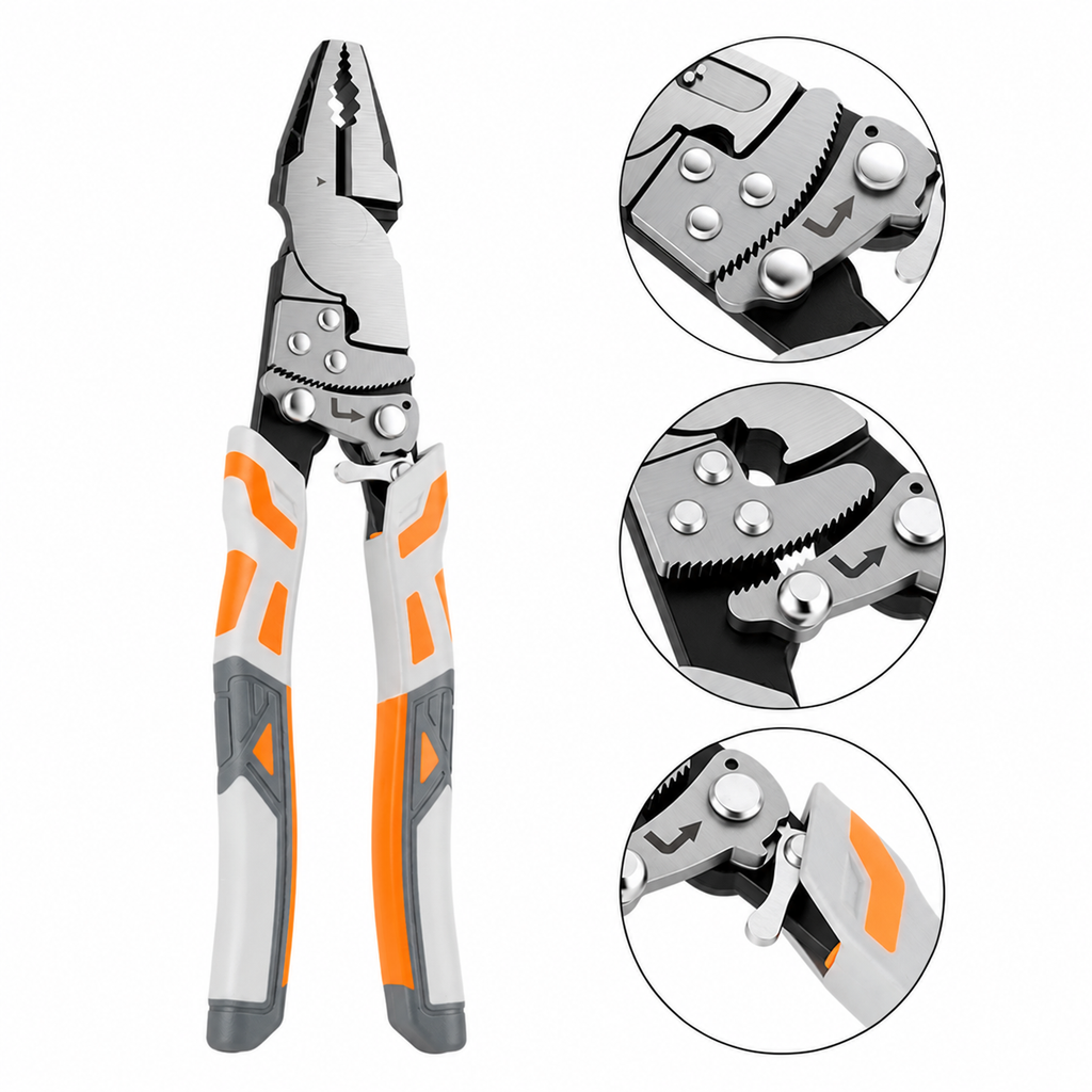 Self-Locking Ratchet Pliers Heavy Duty 55 Steel Tools & Hardware